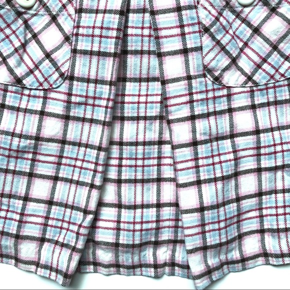 Gymboree ivory L/S Graphic T shirt and Plaid Jumper - Girls 5 - Picture 4 of 11